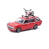 TARMACWORKS 1/64 ダットサン Bluebird 510 Wagon Red 完成品 T64G-026-RE