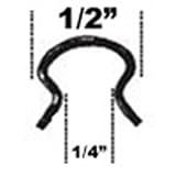 100 Door And Window Crank Handle Retaining Clips [並行輸入品]