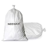 NEEWER 63cm*35cm 空っぽの白い織ポリプロピレンサンドバッグ 20個 【並行輸入品】