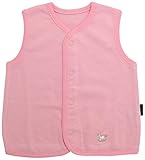 アンナニコラ ミニ裏毛 ベスト 80~90cm ピンク AN-194V F57 日本製