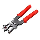 B Blesiya ベルト　皮穴あけ　穴あけ　ポンチ　ベルト　皮　楕円　細長　時計　革製品　厚紙　炭素鋼材質　22.5cm長さ