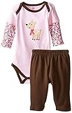 ハドソンベビー長袖ボディスーツとパンツセット US サイズ: XL カラー: ピンク