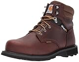 Carhartt メンズ Carhartt Men's 6" Waterproof Steel Toe CMW6264 カラー: ブラウン