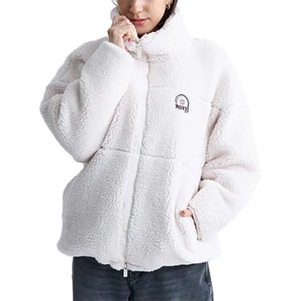 Amazon | [ロキシー] 撥水加工モコモコ ボアベスト | アクティブベスト