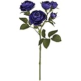 MAGIQ 東京堂 上質な 造花 メリンダローズ #ロイヤルブルー FM009087-033