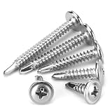 ドリルビス ステンレス シンワッシャー ねじ M4.2 13mm 16mm 19mm 25mm ドリルビスセット 鉄板ビス 木ねじ ドリルネジ ビス ワッシャー (シン4.2H16-90本)
