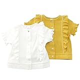 dolcina フリルカーディガン(80～130cm) 夏物 キムラタンの子供服 イエロー 90 ( 33268x33468-152 )