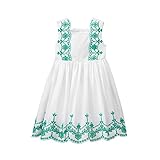 Janie and Jack（ジェニー＆ジャック）お花 ノースリーブ ワンピースドレス ベビー服 パンツ2点セット ホワイト 12m-18m 正規品 [並行輸入品]