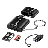 日本の中小企業 MSL FORCE UHS-II SD4.0 2in1 カードリーダー タイプc USB-A USB-C TF4.0 170MB/s x0226 1個 Dタイプ+lighting変換アダプタ