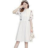 マタニティ ワンピース ロング丈 授乳口付き 授乳服 マキシワンピ 妊娠服 レジャー