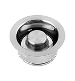 Jaclo 2821-wh Disposalフランジwith Stopper、ホワイト、ホワイト