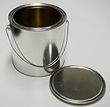 水性用 密閉性良好 ダブルふた 内面 コーティング 丸 空缶 3L 缶/ブリキ缶 丸缶 あき缶 無地缶 塗料 小分け 3000ml