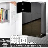 スクエアキャビネット【縦6枚扉タイプ】 ホワイト