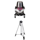 シンワ測定 レーザー墨出し器 LASER ROBO Neo 51AR BRIGHT フルライン 地黒 78241 と エレベーター 三脚 A 76629 のセット