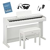 ヤマハ YAMAHA 電子ピアノ 88鍵盤 YDP-145 ARIUS アリウス 固定椅子 ヘッドホン ホワイトウッド調 ホワイト