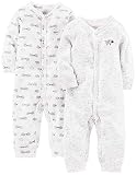 [Simple Joys by Carter`s Baby] [Simple Joys by Carter`s Baby 2-Pack Cotton Footless Sleep and Play] 