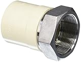 King Brothers Inc。メスXソケットPXL CPVC XステンレススチールTransition Adaptor、タン 2 Inch TFS-2000 1