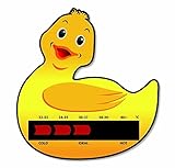 Duck Baby Bath Thermometer Card With New Moving Line Technology - Ensure baby's bath is not too hot 