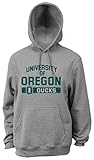 NCAA Oregon DucksメンズPro重量カレッジロゴフリースパーカー XL ホワイト