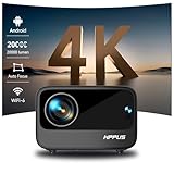 【Android TV 搭載】HIPPUS プロジェクター 【電動フォーカス＆台形補正】 高輝度700ANSI 【自動画面フレームにと自動障