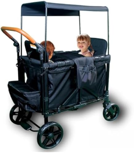 Amazon | WONDERFOLD W4 Original Quad Stroller Wagon Featuring 4