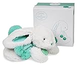 Doudou et Compagnie DC2683 25 cm Almond Pompon Rabbit Plush Toy by Doudou et Compagnie