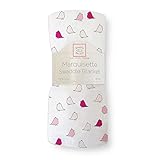 Swaddle Designs Marquisette Swaddling Blanket 116cm×116cm 10.LittleChickies/VeryBerry [並行輸入品]