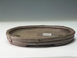 林陶雀　竹小判盆栽鉢（浅）【現品】（HHTJ-003）