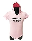 Allure & Grace Baby OnesieロンパースボディスーツパーカーI Shizzled in my Dizzleベビーシャワーギフト