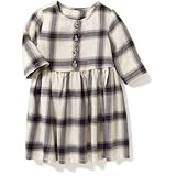 オールドネイビー OLD NAVY/ プラッドフィット&フレアドレス ブラック/ホワイトプラッド ワンピース 3～6ヶ月【並行輸入】
