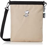 ショルダーバッグ ショルダー バッグ トート RE-PET サコッシュポーチ メンズ レディース 斜めがけ 軽量 小さめ 環境に優しい「R-PET」リサイクルポリエステル素材使用 0246 ベージュ(SPZ-2376)