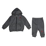 （ナイキ） NIKE （ジョーダン）JORDAN 3-6MO Black HeatherGym Red heathered fleece フリース 服 アパレル set セット boys' ベビー 赤