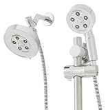 Speakman VS-123010 Neo Anystream Dual Shower Head Combo System with Adjustable Slide Bar, Polished C
