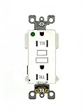 Leviton MT759-HGW Lev-Lok Modular Wiring Device, 15 Amp, 125 Volt, SmartLock Pro, Tamper Resistant, 