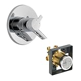 デルタDelta kvodco-t17061-ch Compelバルブのみキットpressure-balance dual-functionカートリッジ、クロムクロム