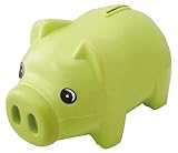 taloyer Lovely用キュートなグリーンPig形状保存お金コインストレージ貯金箱ギフト