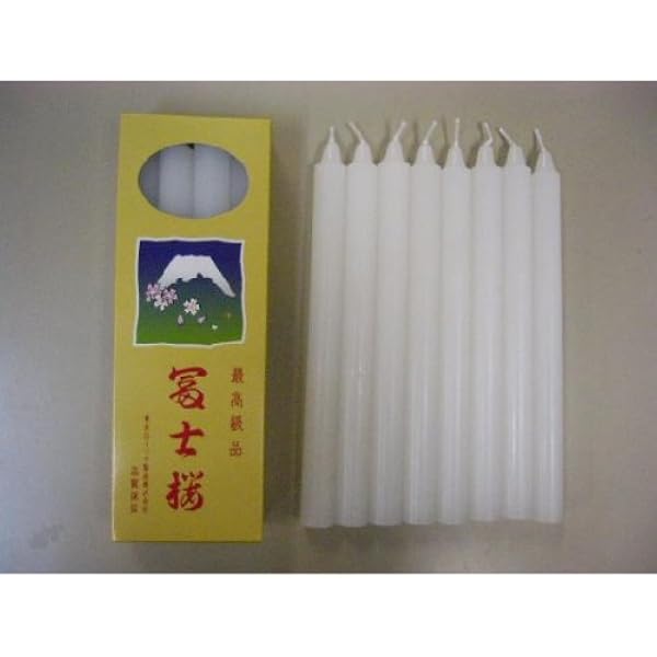 Amazon.co.jp: 東京ローソク製造 富士桜ローソク30号 4本入り 内容