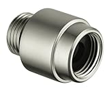 Hansgrohe 06510820 External Vacuum Breaker, Brushed Nickel [並行輸入品]