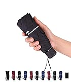 (black) - SY COMPACT Travel Umbrella - Lightweight Portable Mini Compact umbrellas-Factory outlet shop