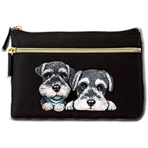 シュナウザー　20cmファスナーポーチ　マチあり Amazon | 犬 ポーチ/シュナウザー/ミニチュアシュナウザー 201 /雑貨
