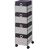 4段チェスト スリム [W25 x D29 x H86cm] 家具 収納家具 チェスト