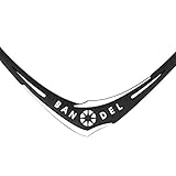 [BANDEL] バンデル クロスネックレス(ブラック×ホワイト) ひも長さ40cm、ひも太さ1.8mm 2017年モデル