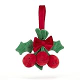 Jellycat Amuseables ヒイラギのぬいぐるみ 7.5インチ | クリスマスデコレーション ぬいぐるみ 装飾