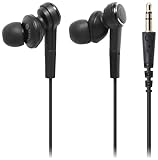 オーディオテクニカ SOLID BASS インナーイヤーヘッドホン ショートコード(0.6m)タイプ ATH-CKS77S