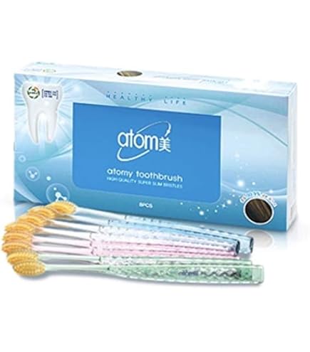 Amazon | Atomi Atomy Atom美 アトミ アトミ歯ブラシ8本セット | ATOMY