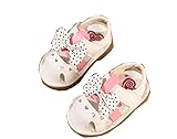 LAZA 可愛い ベビー 女の子 サンダル 靴下 つま先 保護 お花 おしゃれ きれいめ 子供 各サイズ 夏 水泳 海 女児 (内寸11.5cm)