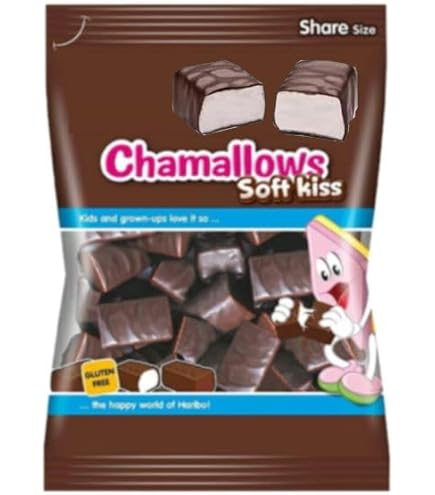 Amazon | ハリボー チョコマシュマロ ソフトキス chamallows 200g +