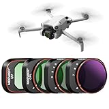 NEEWER 可変NDフィルターセット コンパチブル DJI Mini 4 Pro 4枚 ND2-ND32(1-5ストップ)/ND64-ND512(6-9ストップ)限定VND/CPL/UVフィルター マルチコーティングHD光学ガラス アルミニウムフレーム