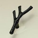 取っ手＆つまみ /GL0026　ツウィック・ノブ(ブラック)1個/全長70mm