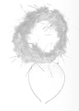 Girls/Ladies Christmas Hair Accessory Halo - White by Emelia Accessories